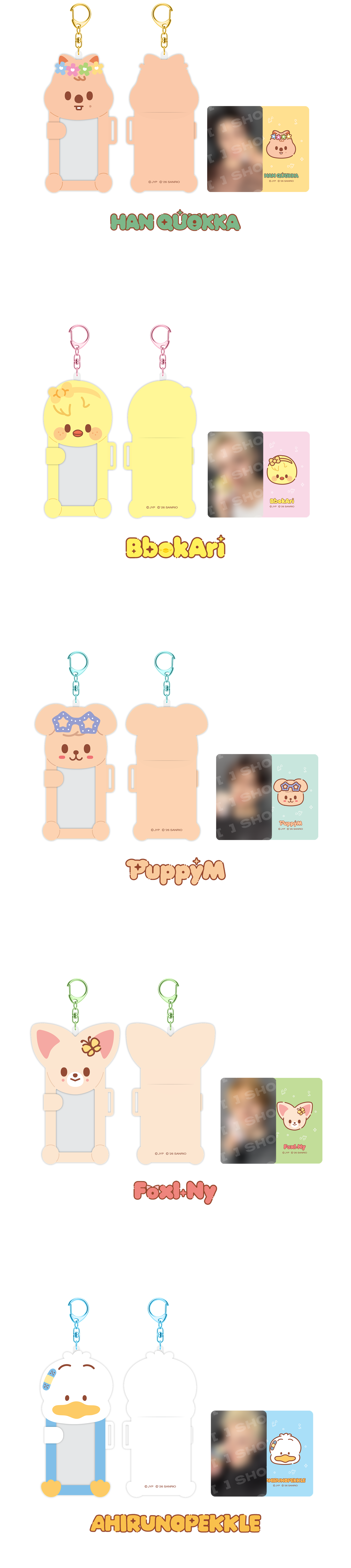 STRAY KIDS - CONNECTING PHOTOCARD HOLDER [SKZOO X SANRIO CHARACTERS]