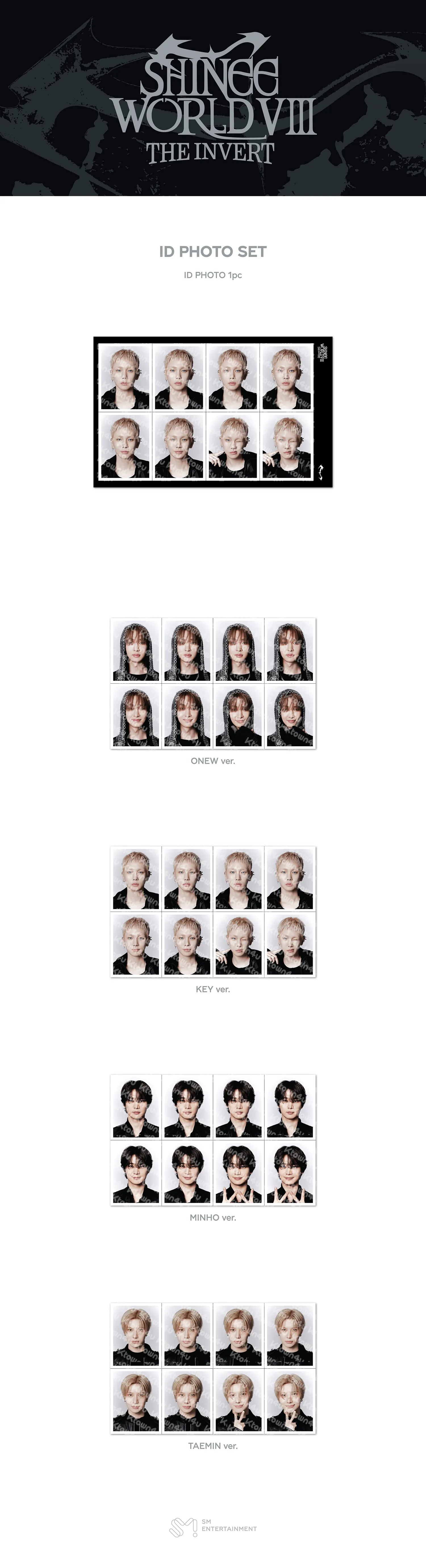 SHINee - ID PHOTO SET - The Trilogy I - 2026 SHINee WORLD VIII : [THE INVERT]