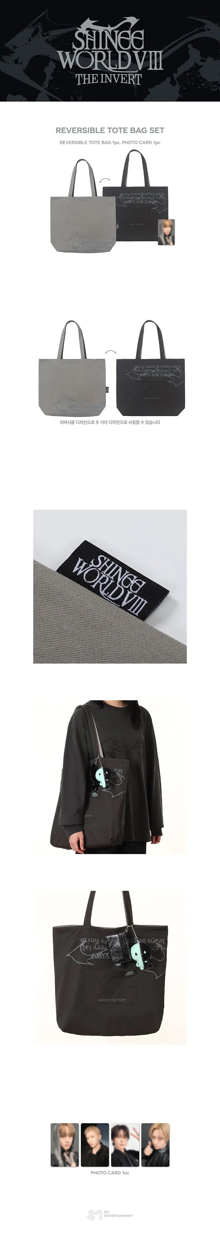 SHINee - REVERSIBLE TOTE BAG SET - The Trilogy I - 2026 SHINee WORLD VIII : [THE INVERT]