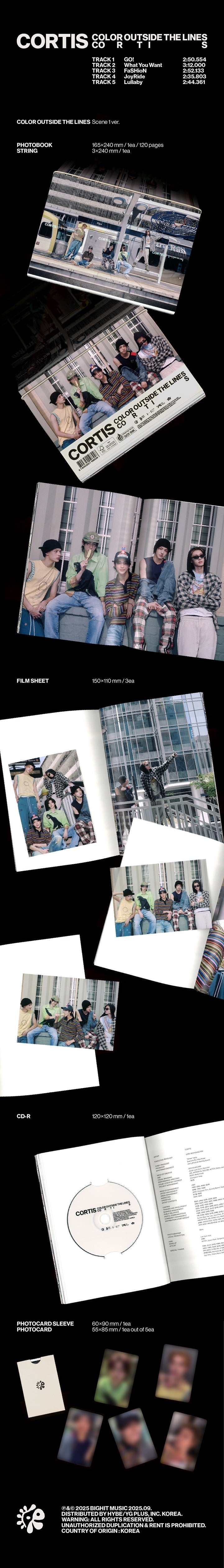 CORTIS - COLOR OUTSIDE THE LINES (1ST EP ALBUM)