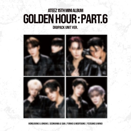 ATEEZ - 15TH MINI ALBUM [GOLDEN HOUR : PART.6] (DIGIPACK UNIT VER.) (A1-6B13-131) - image 1 [27514de27491]