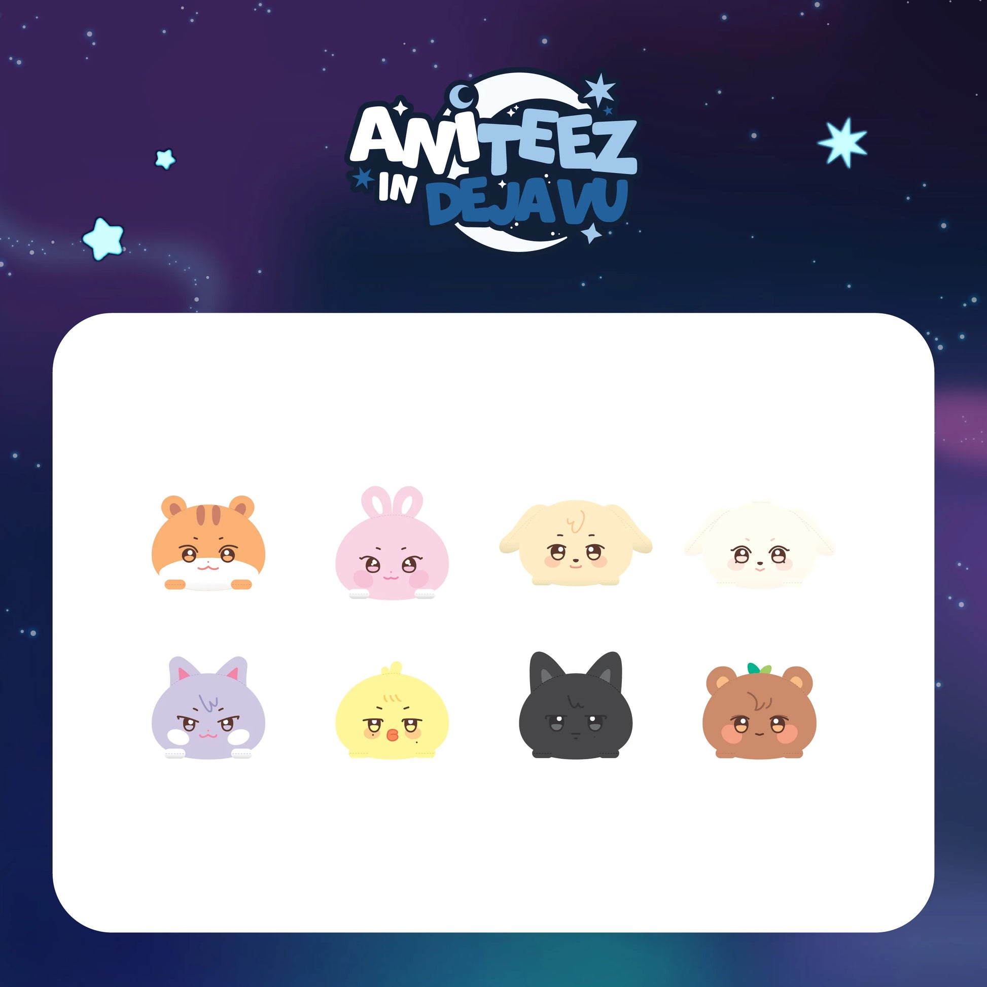 ATEEZ - LONG BODY PILLOW - X ANITEEZ POP-UP [ANITEEZ IN DEJAVU] MD (A1-6B14-201) - image 1