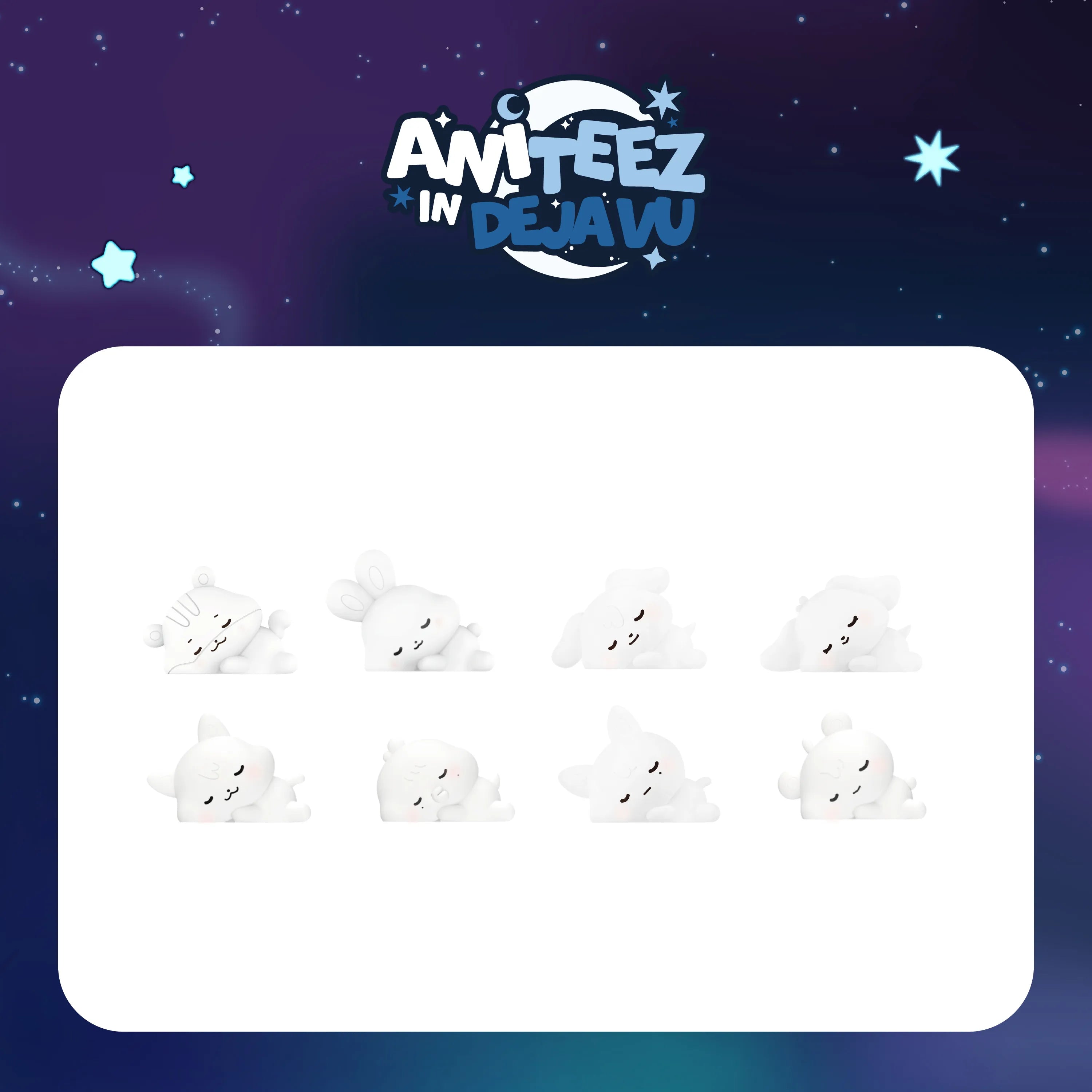 ATEEZ - TINY MOOD LAMP - X ANITEEZ POP-UP [ANITEEZ IN DEJAVU] MD (A1-6B14-209) - image 1