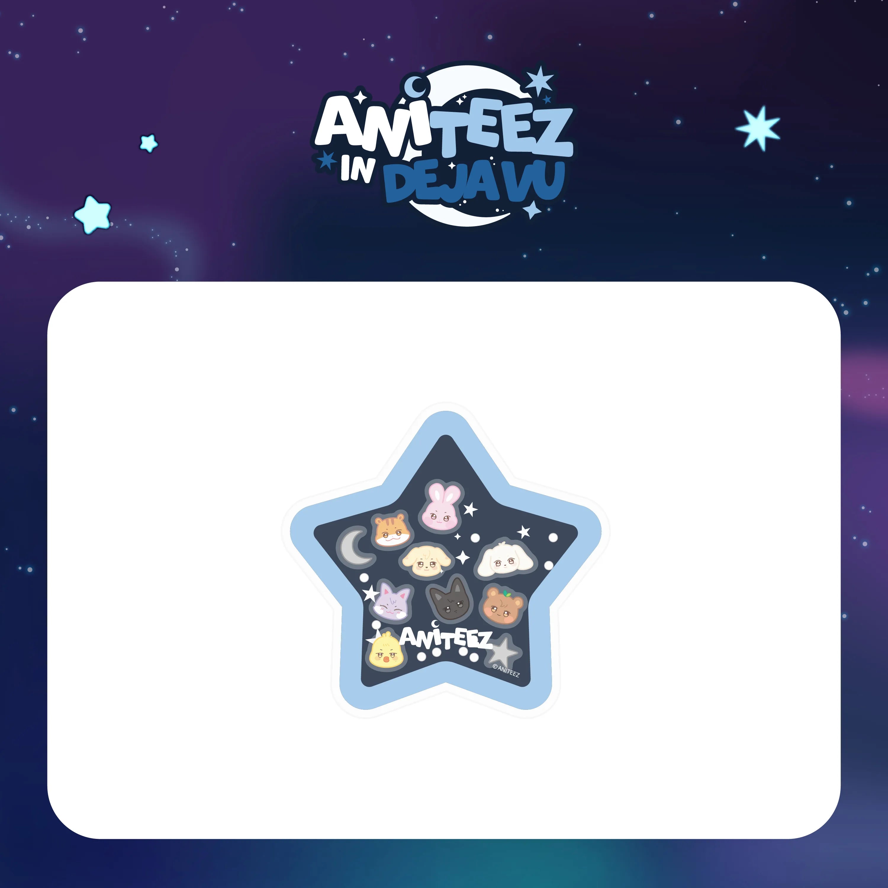 ATEEZ - ACRYLIC SHAKER MAGNETIC SMART TOK - X ANITEEZ POP-UP [ANITEEZ IN DEJAVU] MD (A1-6B14-234) - image 1