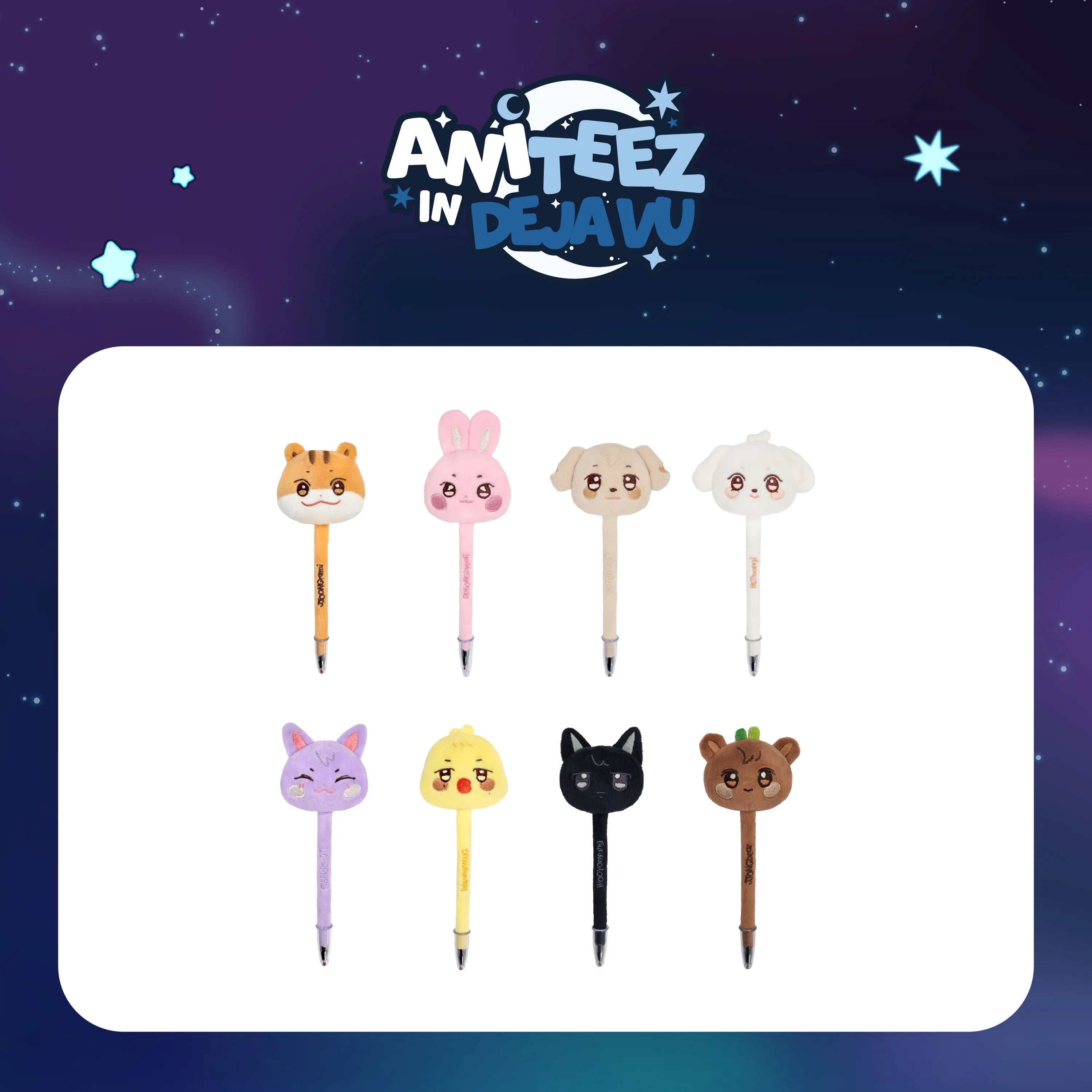 ATEEZ - PLUSH BALL PEN - X ANITEEZ POP-UP [ANITEEZ IN DEJAVU] MD (A1-6B14-246) - image 1