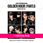 ATEEZ - [GOLDEN HOUR : Part.6] (DIGIPACK UNIT Ver.) + TOKTOQ POB (A1-6B21-202) - image 1 - POB cover