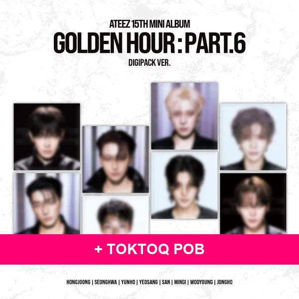 ATEEZ - [GOLDEN HOUR : Part.6] (DIGIPACK Ver.) + TOKTOQ POB (A1-6B21-203) - image 1 - POB cover