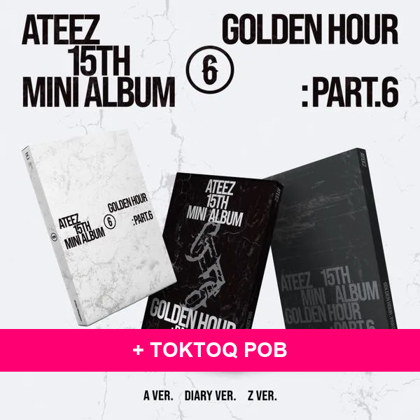 ATEEZ - [GOLDEN HOUR : Part.6] + TOKTOQ POB (A1-6B21-204) - image 1 - POB cover