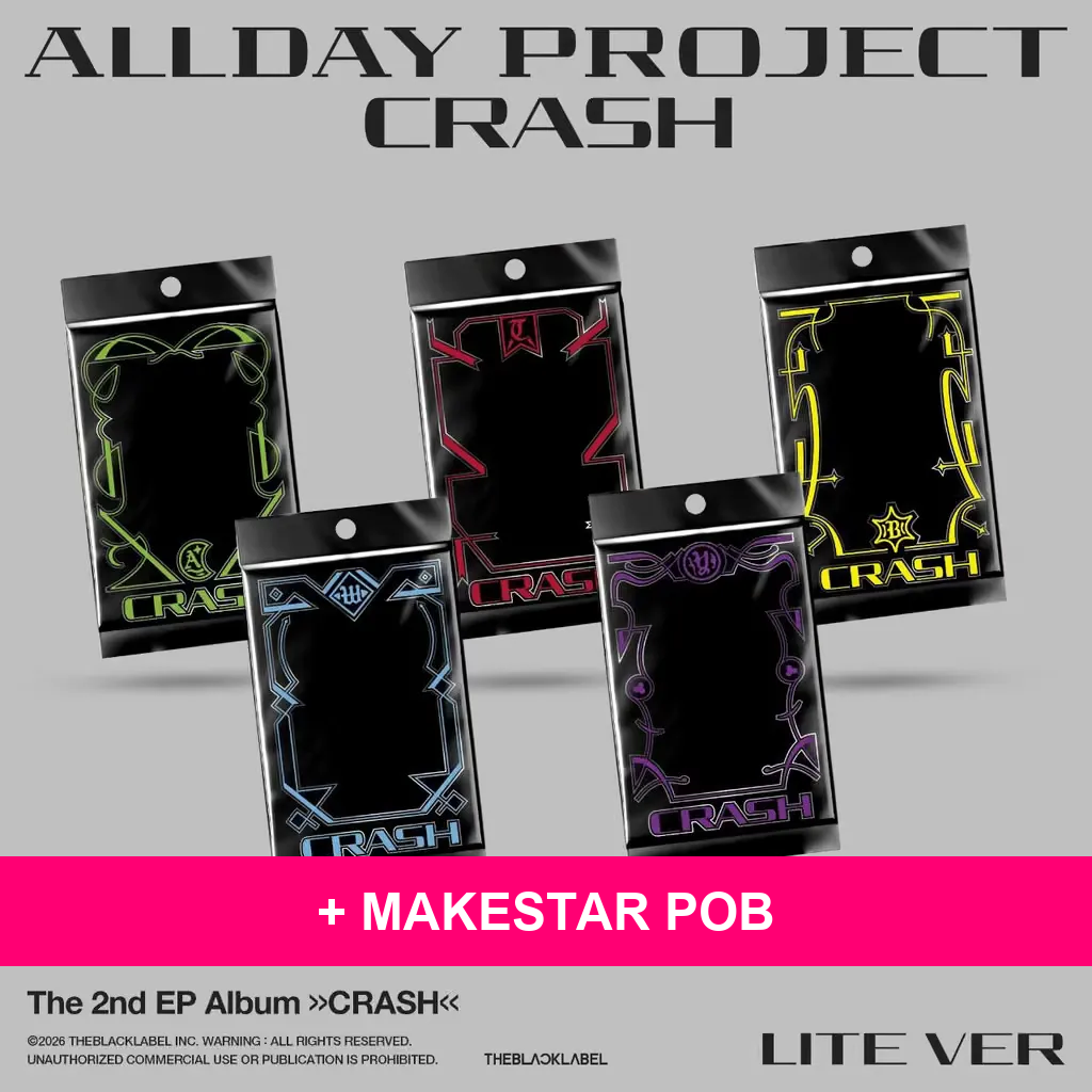 ALLDAY PROJECT - The 2nd EP Album 'CRASH' (LITE ver.) + MAKESTAR POB (A13-6929-202) - image 1 - POB cover