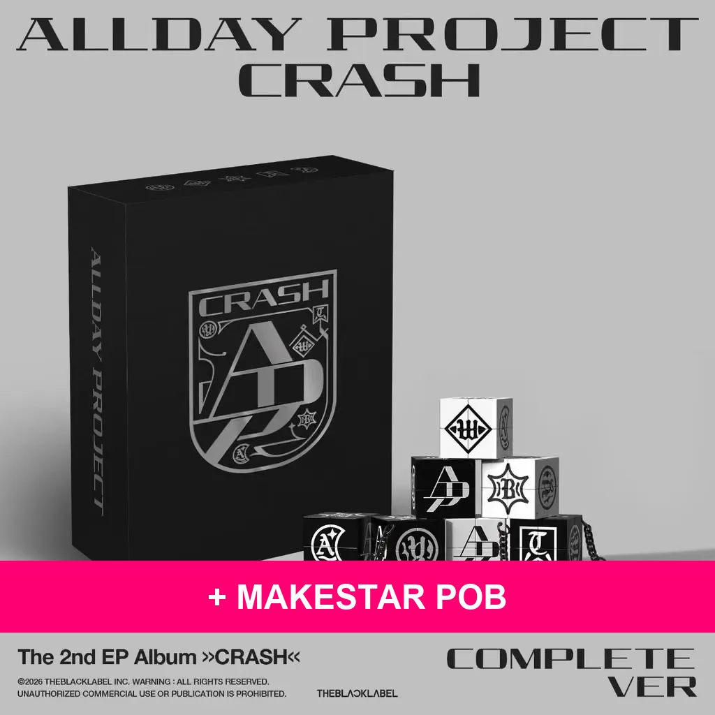ALLDAY PROJECT - The 2nd EP Album 'CRASH' (COMPLETE ver) + MAKESTAR POB (A13-6929-203) - image 1 - POB cover