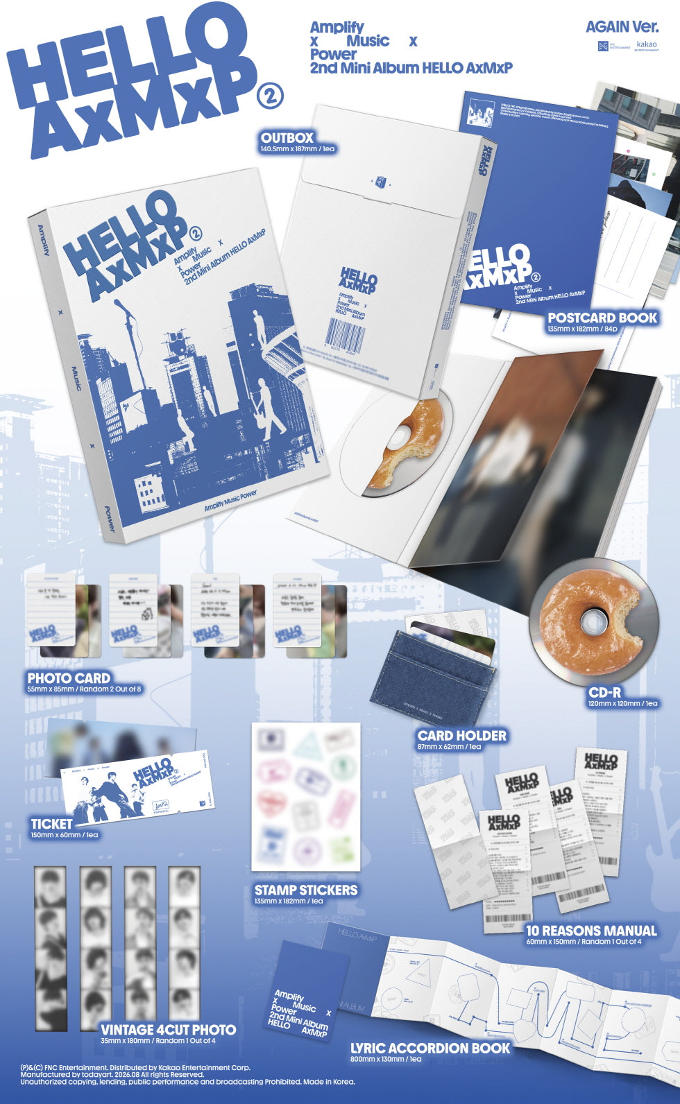 AXMXP - 2ND MINI ALBUM [HELLO AXMXP] (A15-6813-101) - image 2 [31f93d838f8b]
