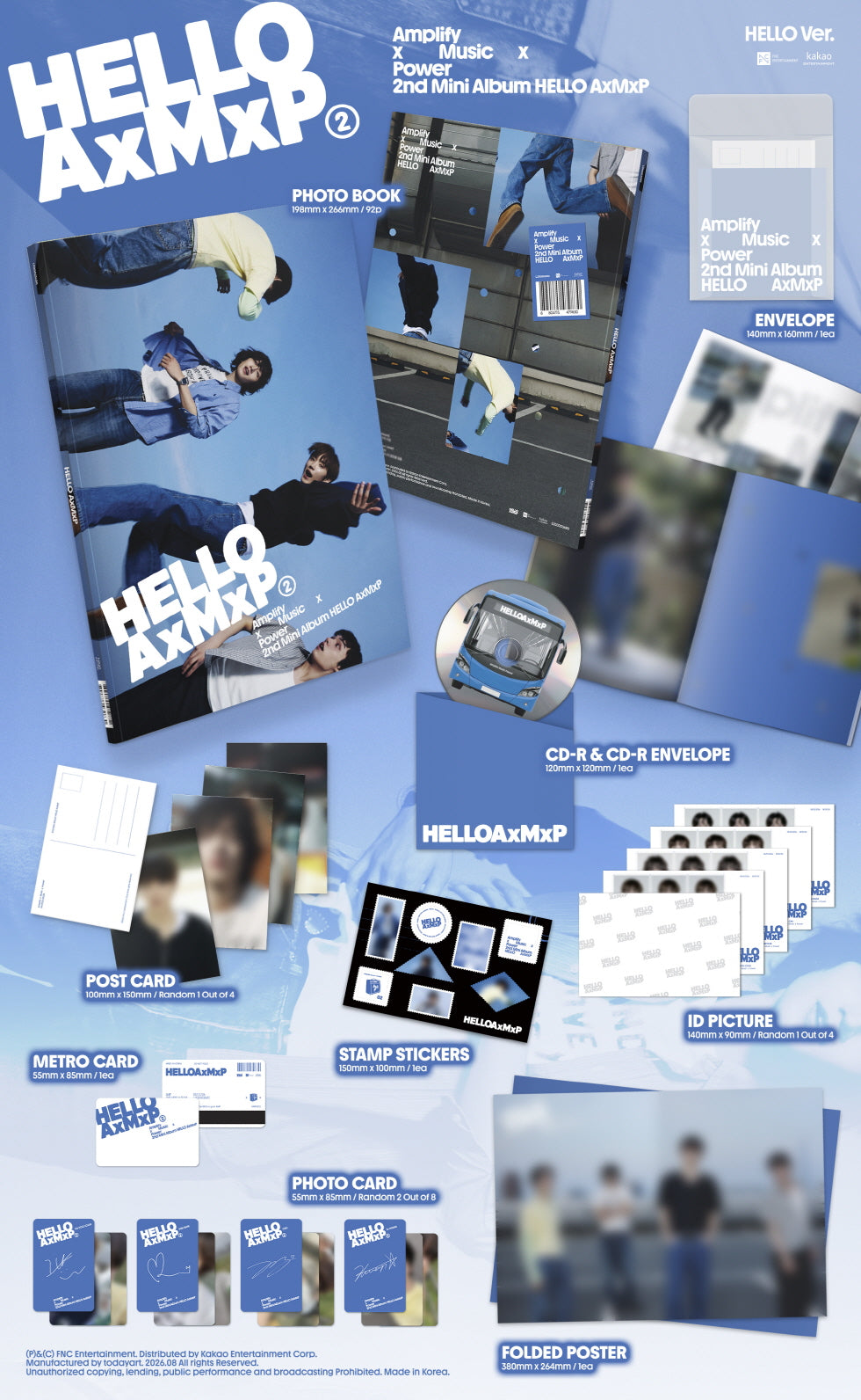 AXMXP - 2ND MINI ALBUM [HELLO AXMXP] (A15-6813-102) - image 2 [825dcbc21144]