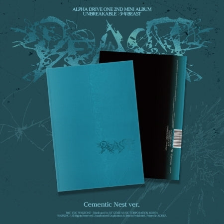 ALPHA DRIVE ONE - 2ND MINI ALBUM [UNBREAKABLE : 少年BEAST] CEMENTIC NEST VER. (A18-6825-104) - image 1
