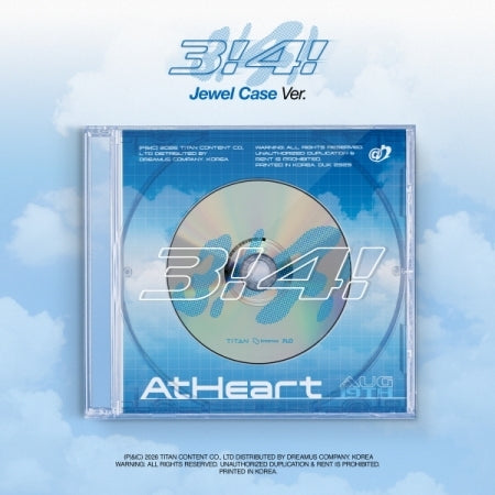 ATHEART - SINGLE ALBUM [3!4!] JEWEL CASE VER. (A22-6819-101) - image 1 [d2646f4b435c]