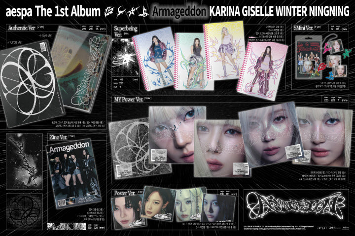 AESPA - VOL.1 [ARMAGEDDON] (POSTER VER.) (A4-4528-183) - image 2 [1f287a273abc]