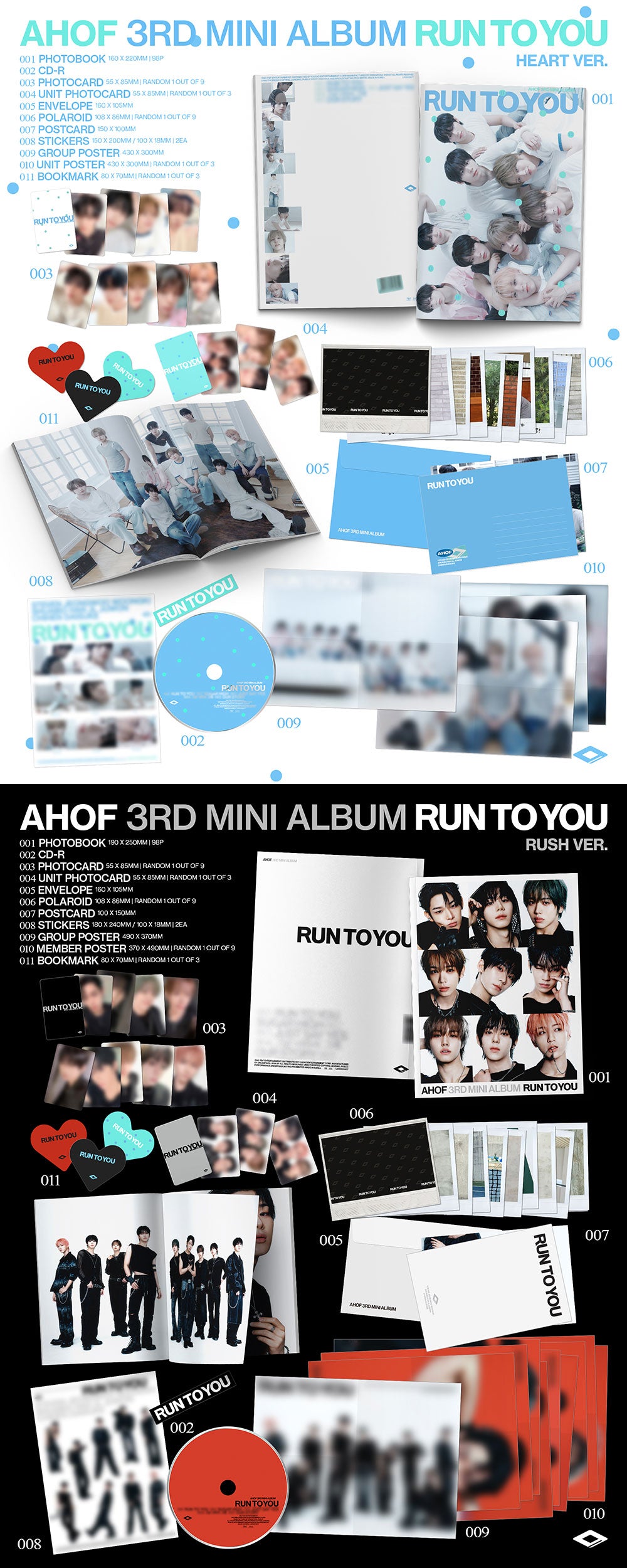 AHOF - 3RD MINI ALBUM [RUN TO YOU] (PHOTOBOOK VER.)