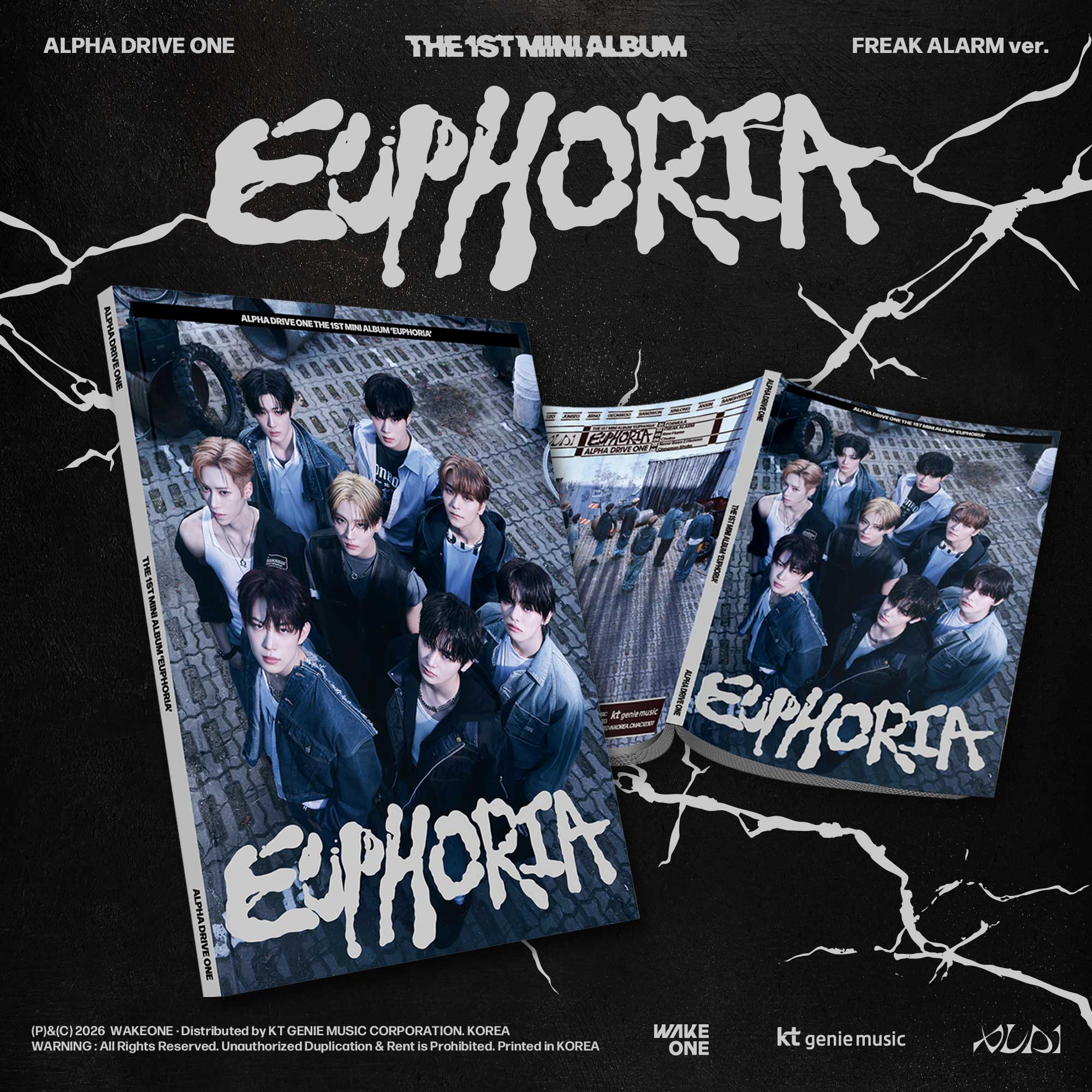 ALPHA DRIVE ONE - THE 1ST MINI ALBUM [EUPHORIA] FREAK ALARM VER.