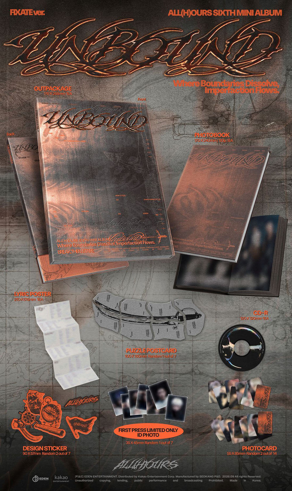 ALL(H)OURS - 6TH MINI ALBUM [UNBOUND]