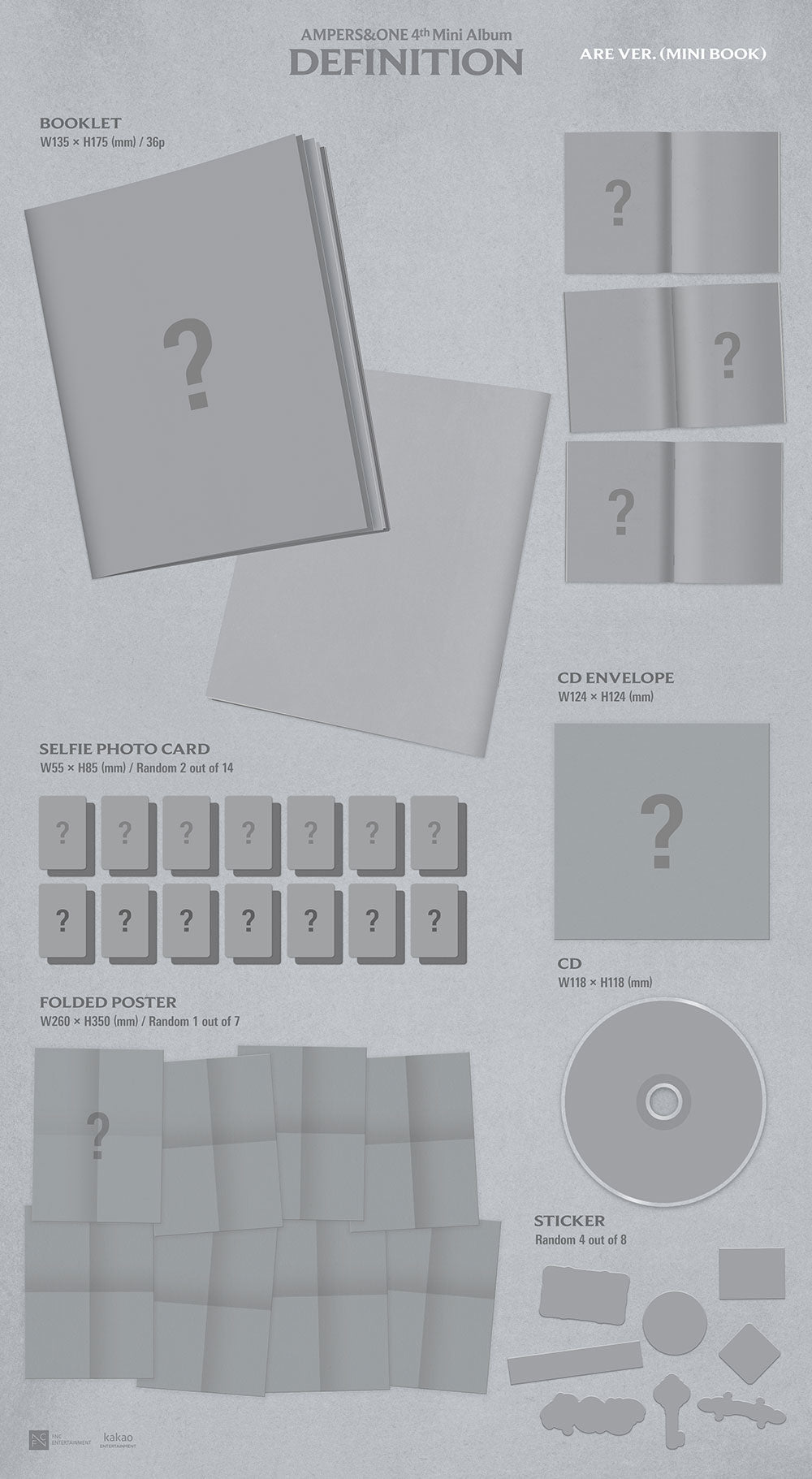 AMPERS&ONE - 4TH MINI ALBUM [DEFINITION] (ARE VER.)