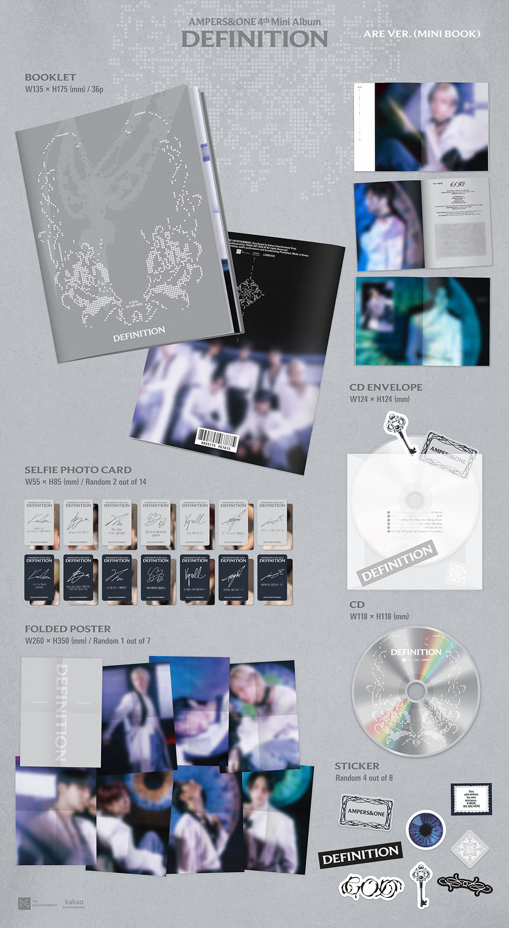 AMPERS&ONE - 4TH MINI ALBUM [DEFINITION] (ARE VER.)