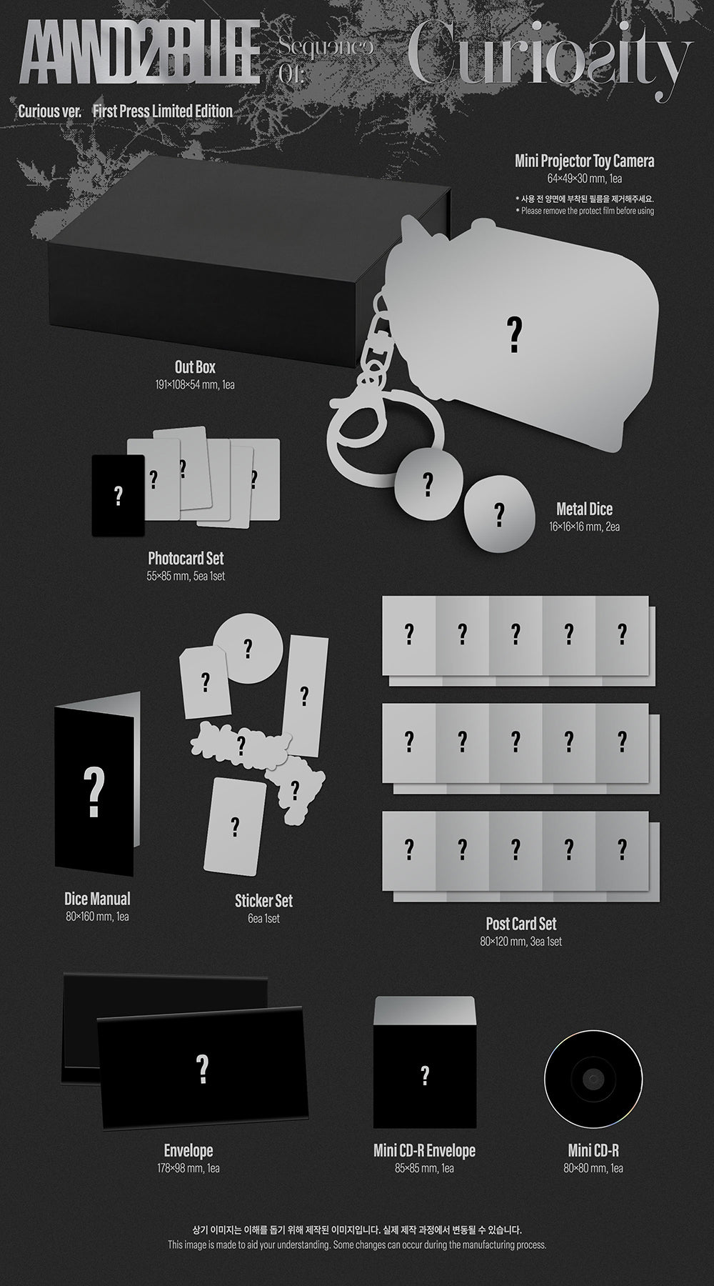 AND2BLE - 1ST MINI ALBUM [SEQUENCE 01: CURIOSITY] (CURIOUS VER.)
