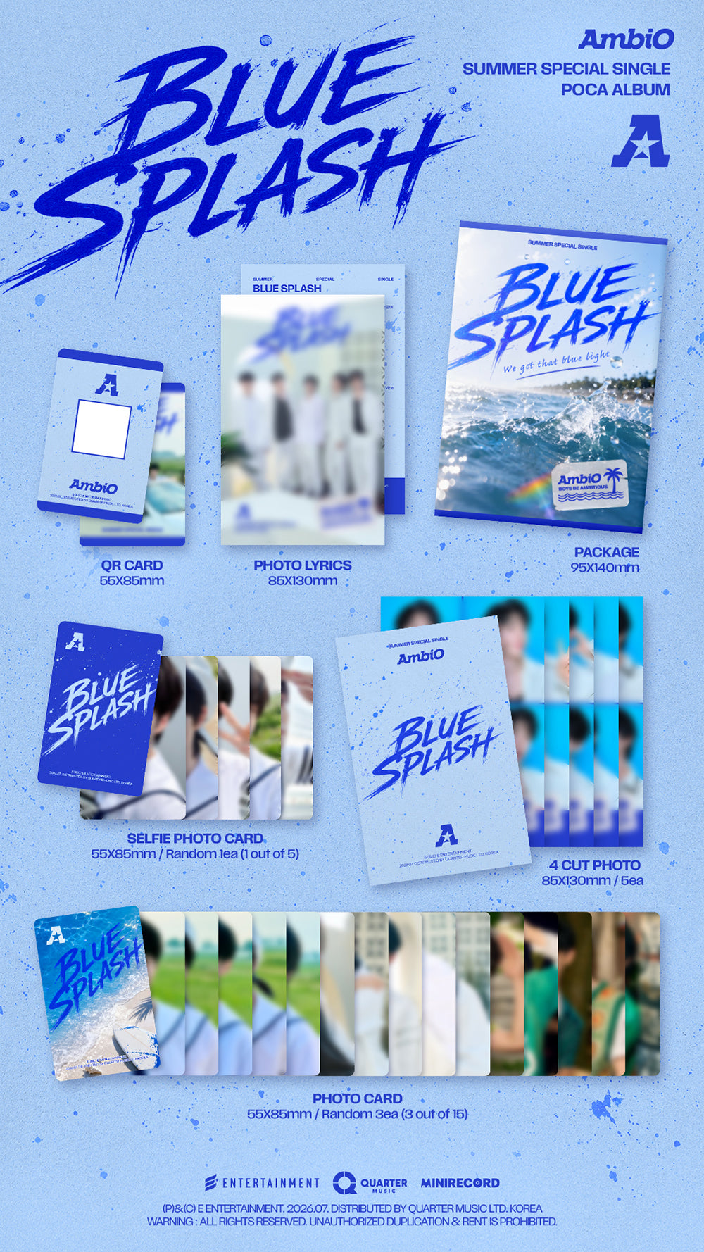 AMBIO - SUMMER SPECIAL SINGLE [BLUE SPLASH]