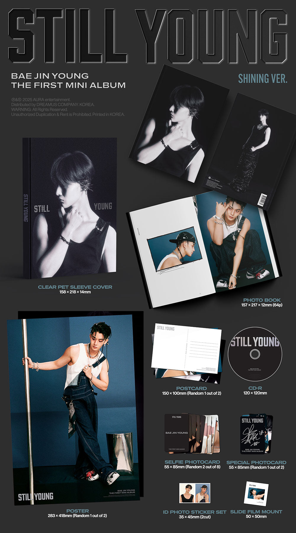 BAE JIN YOUNG (CIX) - STILL YOUNG (1ST MINI ALBUM)