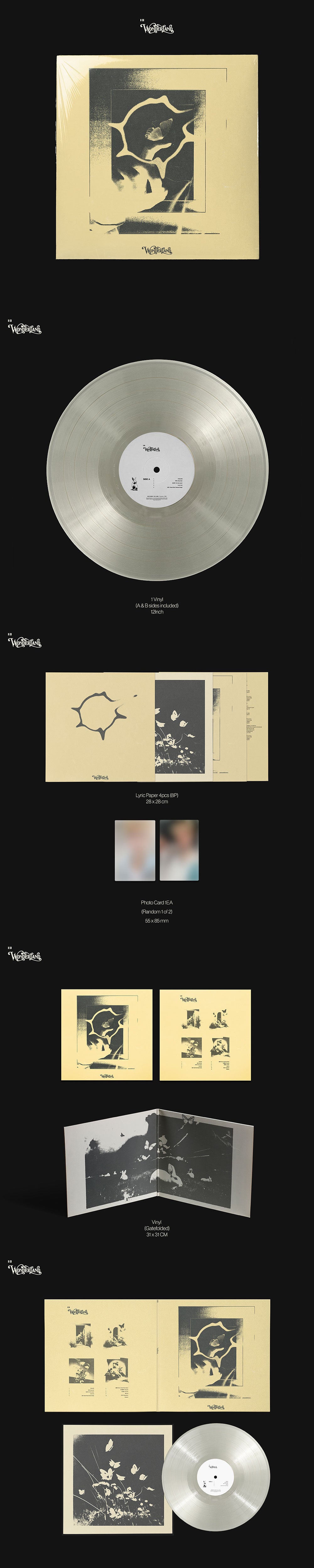 [PRE-ORDER] B.I - WONDERLAND (LP VER.) [3RD ALBUM]