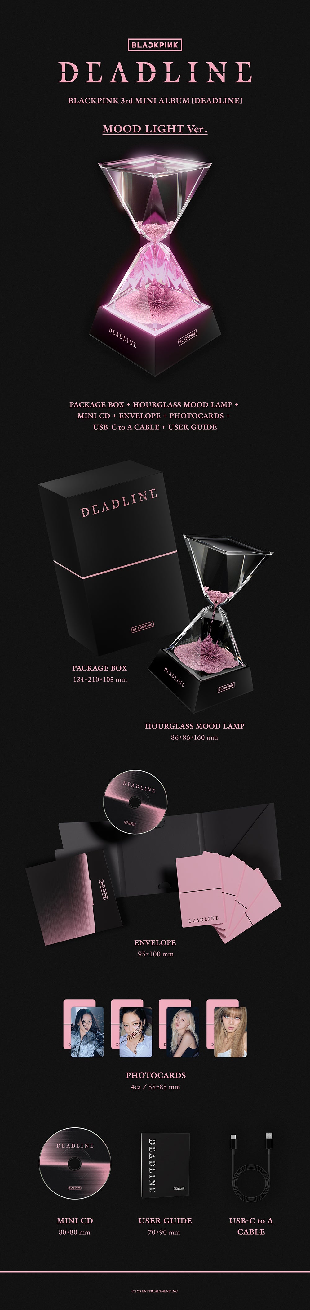 [PRE-ORDER] BLACKPINK - 3RD MINI ALBUM [DEADLINE] MOOD LIGHT VERSION