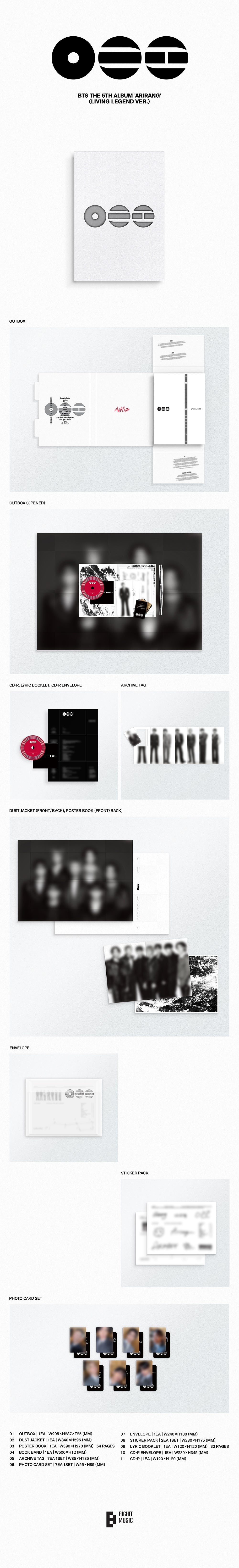 K-POP・アジア BTS ARIRANG weverse global Shop CD Альбоми BTS — 