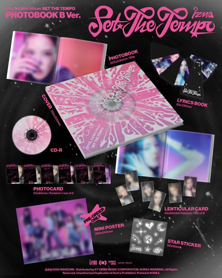 IZNA - 3RD MINI ALBUM [SET THE TEMPO] PHOTOBOOK VER.
