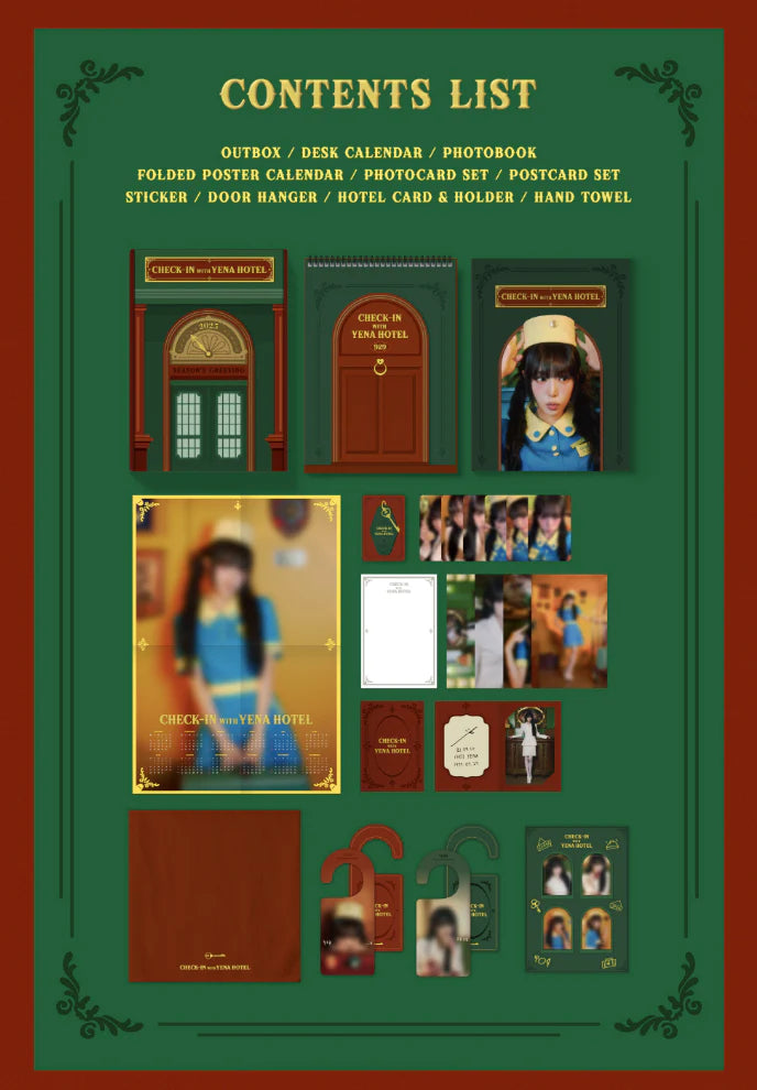 [PRE-ORDER] CHOI YE NA - 2025 SEASON'S GREETINGS [CHECK-IN WITH YENA HOTEL]