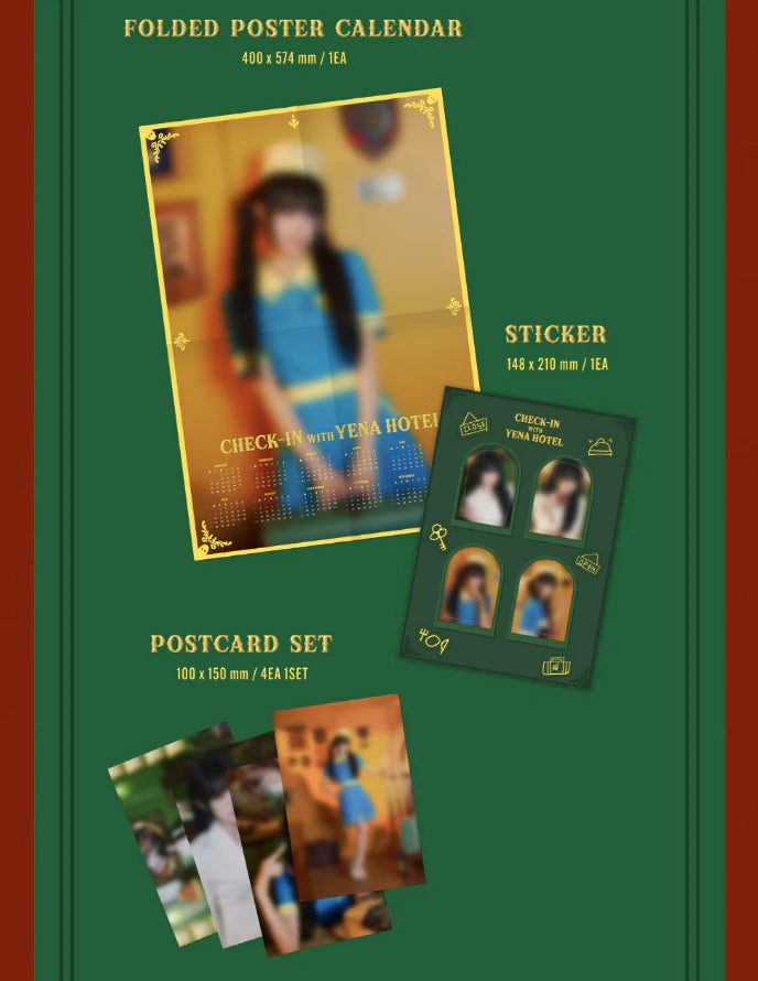 [PRE-ORDER] CHOI YE NA - 2025 SEASON'S GREETINGS [CHECK-IN WITH YENA HOTEL]