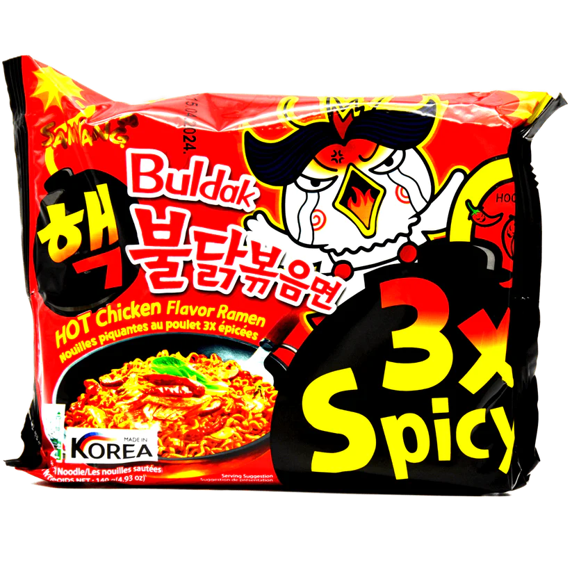 BULDAK HOT CHICKEN EXTREME (3x Spicy) RAMEN SAMYANG (140g)