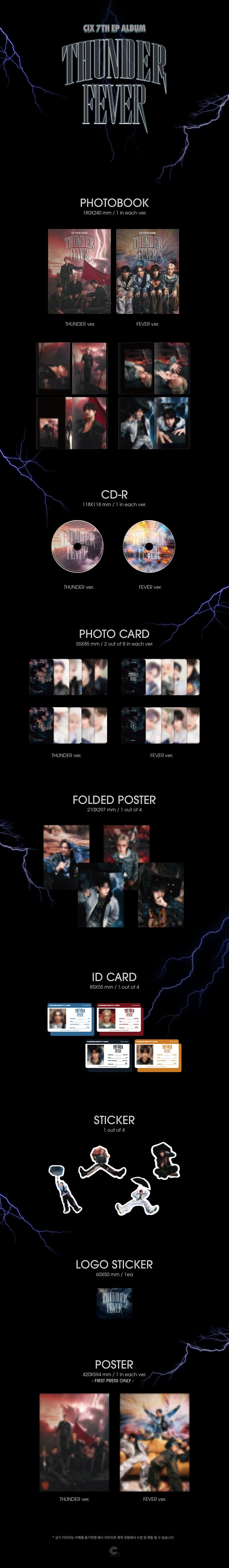 CIX - THUNDER FEVER (7TH EP ALBUM)