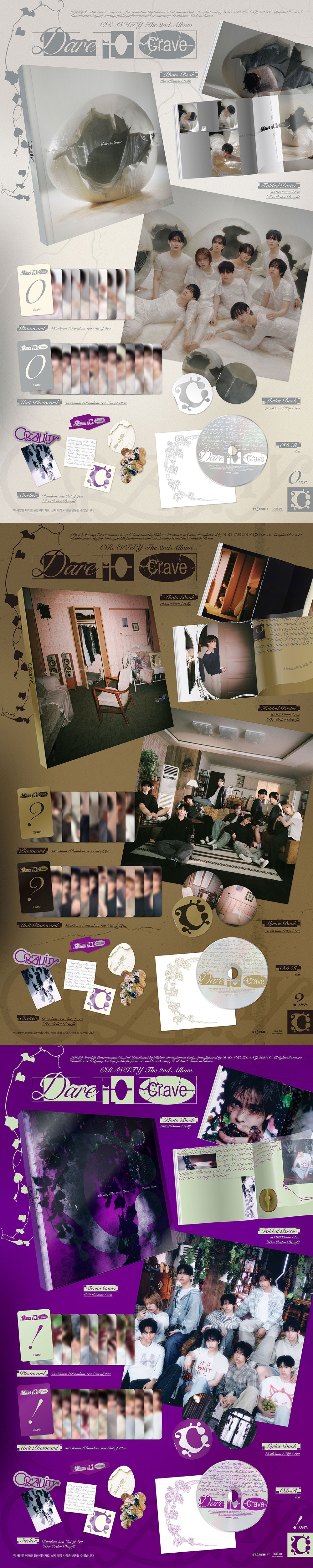 CRAVITY - DARE TO CRAVE (2ND ALBUM)