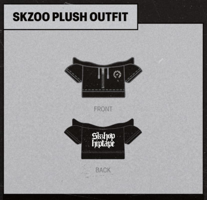 [PRE-ORDER] STRAY KIDS - 合 (HOP) POP-UP STORE MD - SKZOO PLUSH OUTFIT