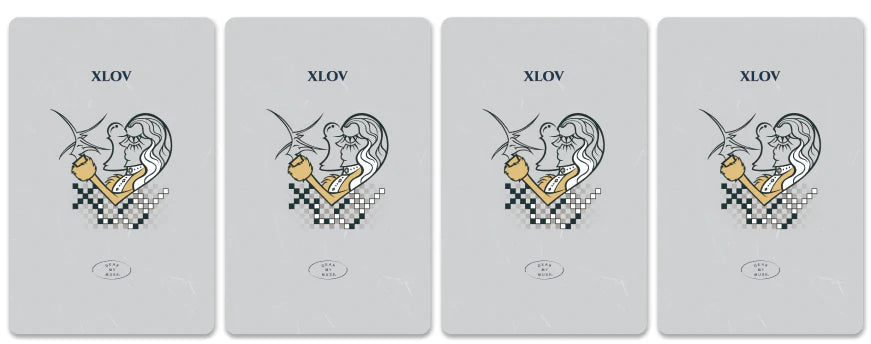 XLOV - 2ND MINI ALBUM [I,GOD] + DEARMYMUSE (DMM) POB PHOTOCARD