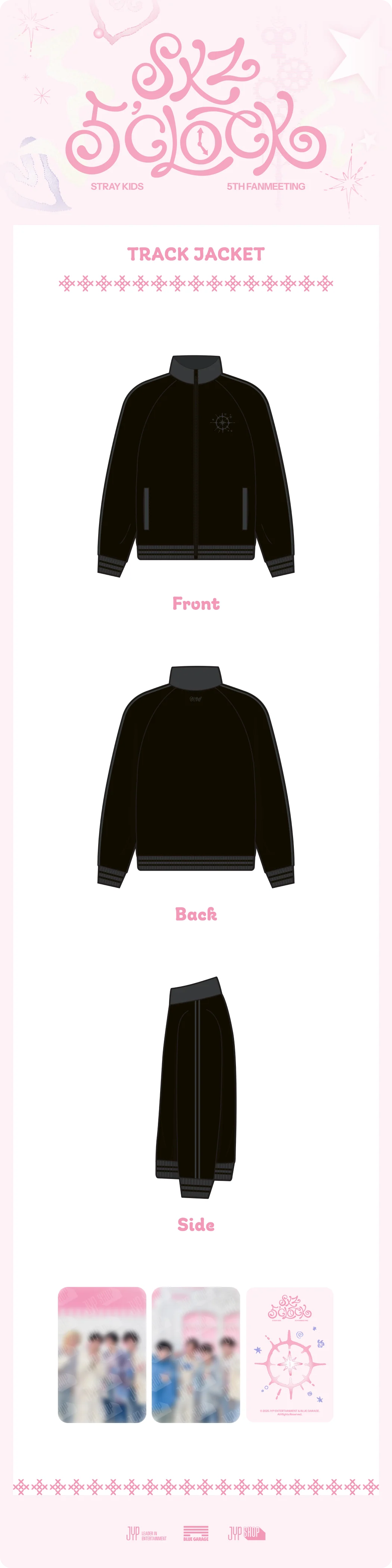 [PRE-ORDER] STRAY KIDS - SKZ 5'CLOCK 5TH FAN MEETING OFFICIAL MD TRACK JACKET