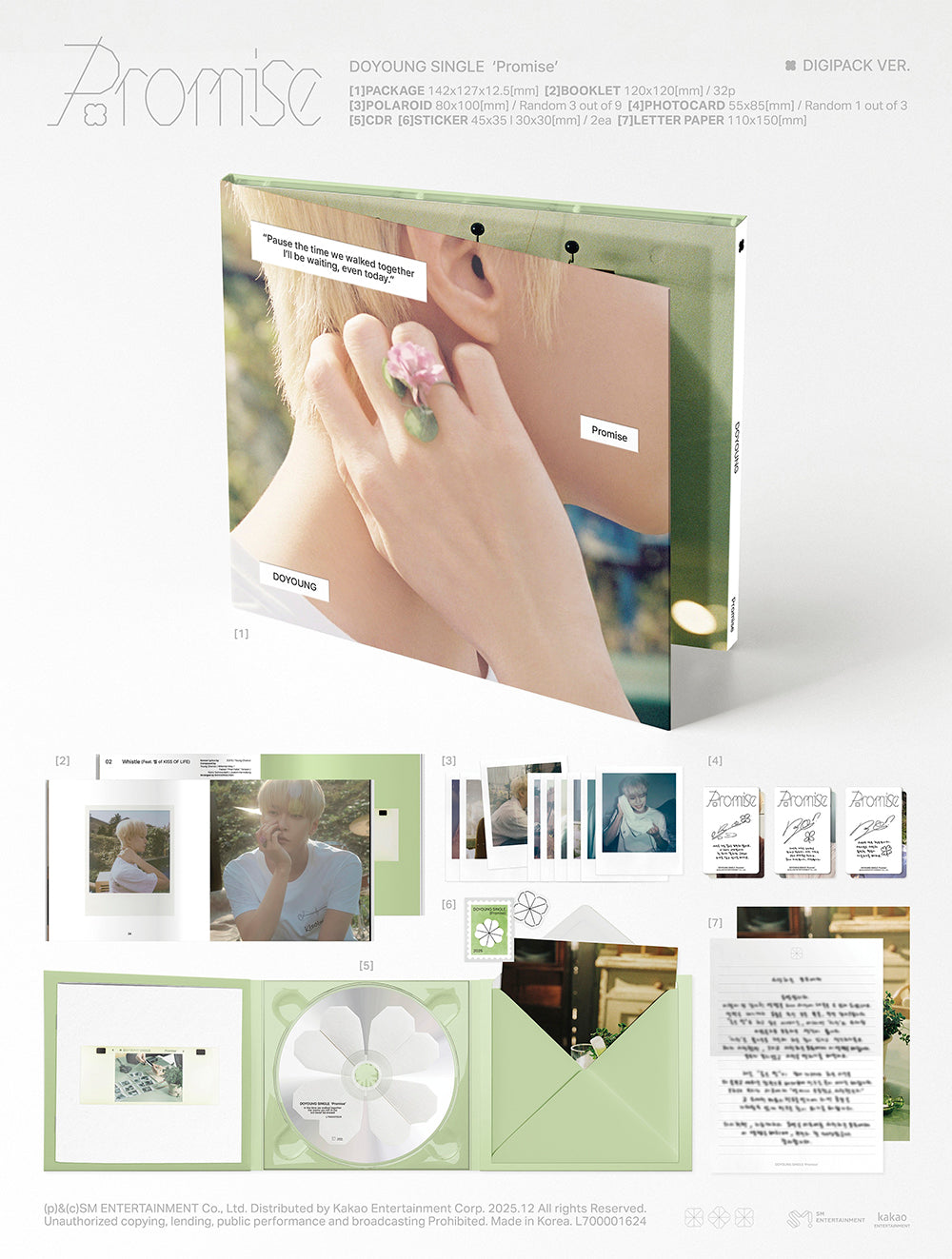 [PRE-ORDER] DOYOUNG (NCT) - SINGLE [PROMISE] (DIGIPACK VER.)