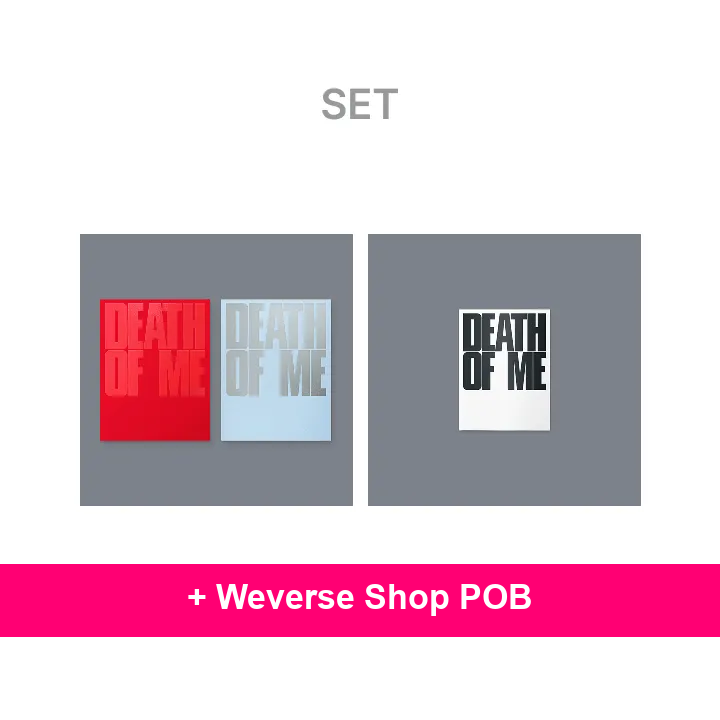 EVAN - [3CD] 1st Mini Album [DEATH OF ME] (2EA/SET) + (Weverse Albums ver.) + Weverse Shop POB (E11-6913-201) - image 1 - POB cover