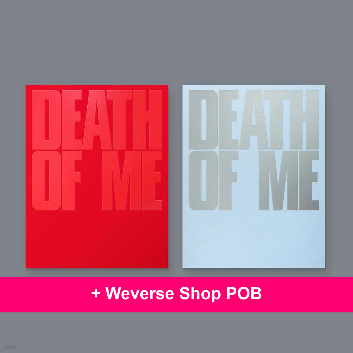EVAN - 1st Mini Album [DEATH OF ME] + Weverse Shop POB (E11-6913-202) - image 1 - POB cover