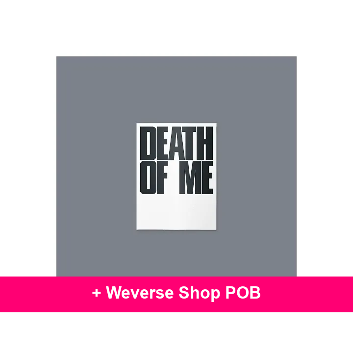 EVAN - 1st Mini Album 'DEATH OF ME' (Weverse Albums ver.) + Weverse Shop POB (E11-6913-204) - image 1 - POB cover