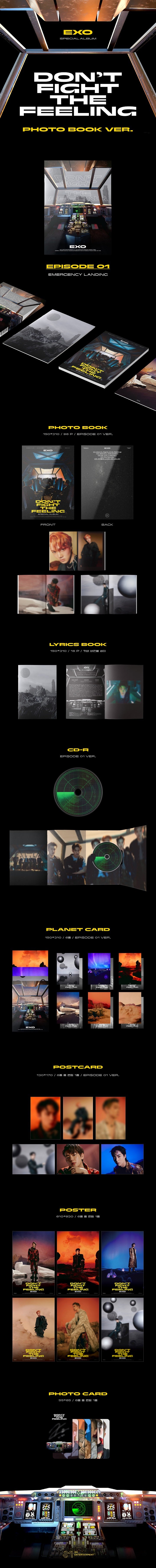EXO - SPECIAL ALBUM [DON'T FIGHT THE FEELING] (PHOTO BOOK VER.1) (E2-1608-104) - image 2 [66fd093a2cad]
