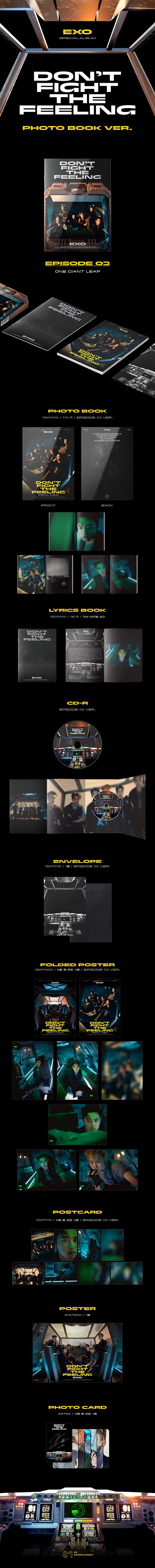 EXO - SPECIAL ALBUM [DON'T FIGHT THE FEELING] (PHOTO BOOK VER.2) (E2-1608-105) - image 2 [e417f698fc33]