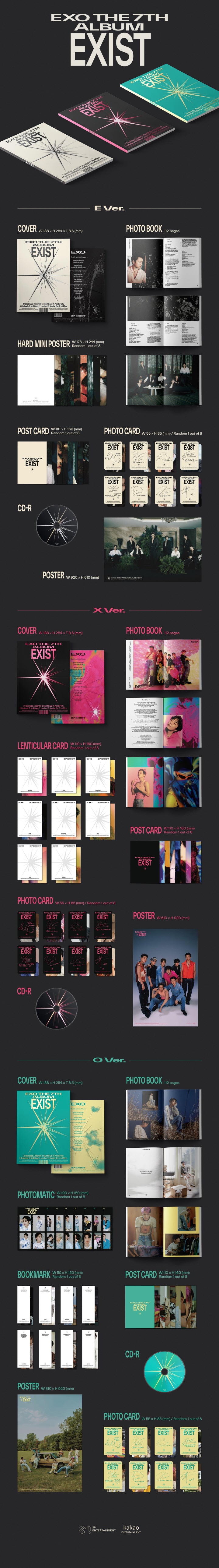 EXO - VOL.7 [EXIST] (PHOTO BOOK VER.) (E2-3711-101) - image 2 [859bc0dd10c9]
