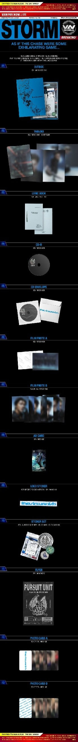 ENHYPEN - 7TH MINI ALBUM [THE SIN : VANISH] (STANDARD VER)