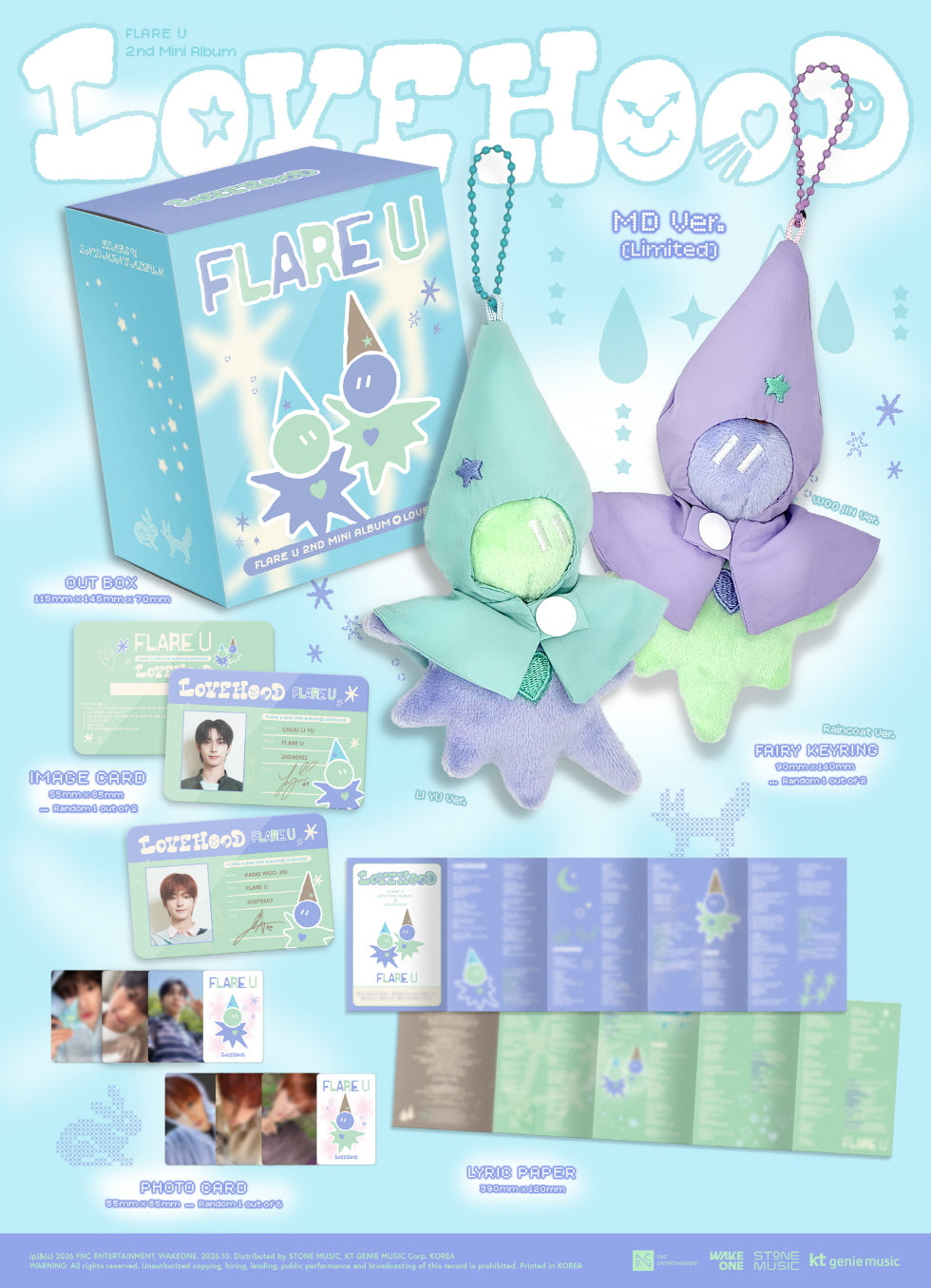 FLARE U - 2ND MINI ALBUM [LOVEHOOD] (MD VER.) LIMITED EDITION (F6-6A15-102) - image 2 [aede8ebad4c7]