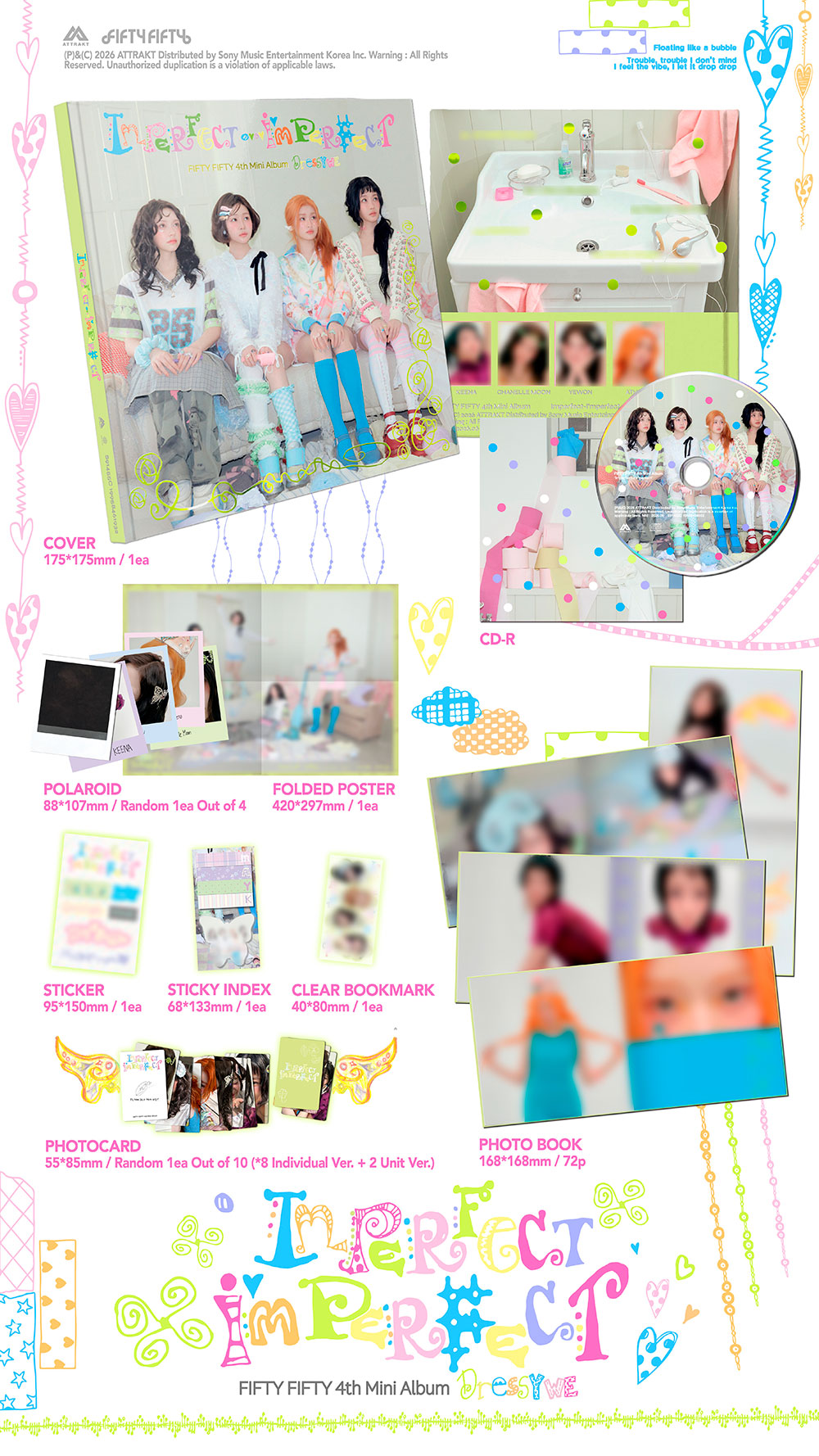 FIFTY FIFTY - 4TH MINI ALBUM [IMPERFECT-I'MPERFECT]