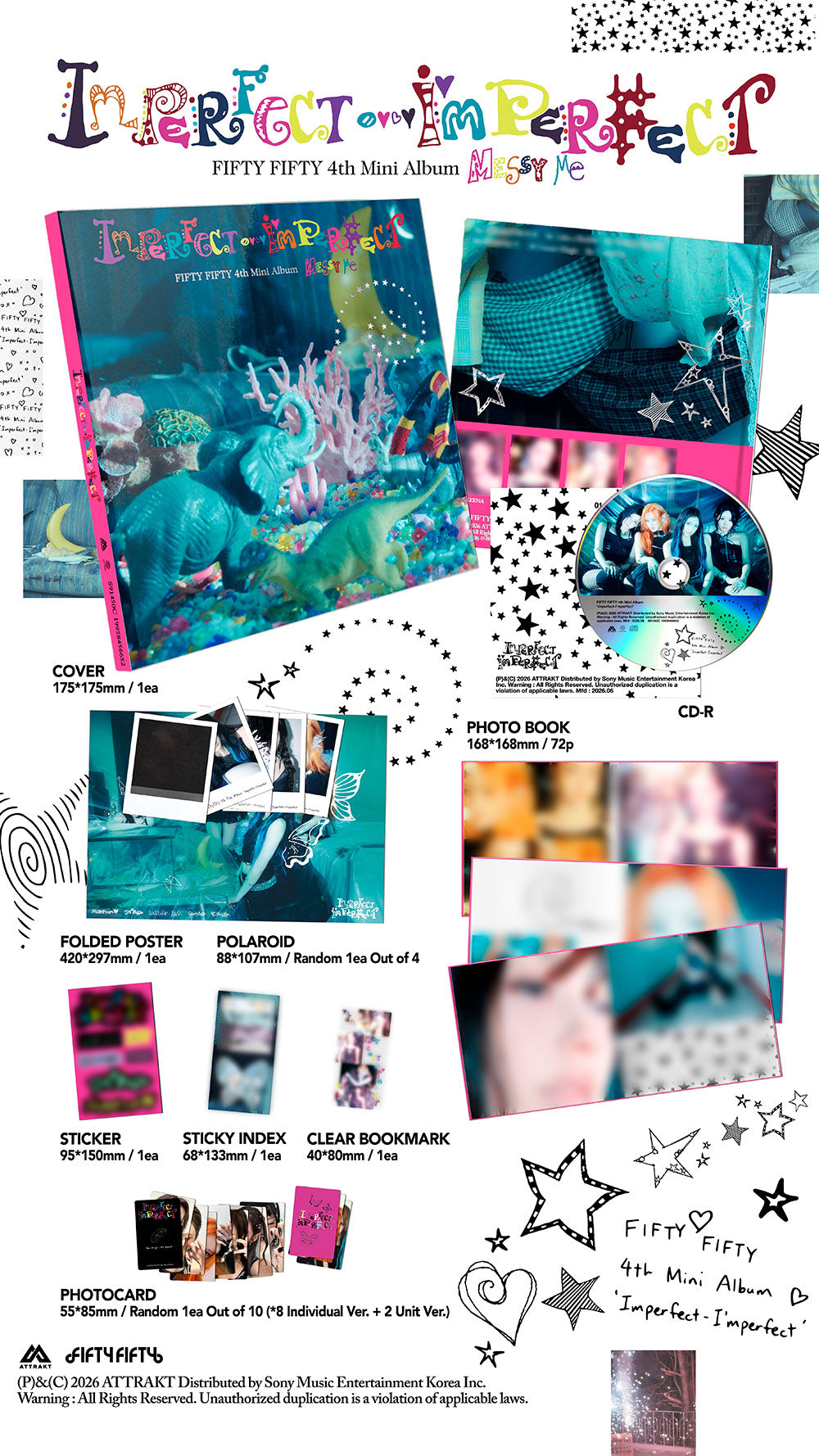 FIFTY FIFTY - 4TH MINI ALBUM [IMPERFECT-I'MPERFECT]
